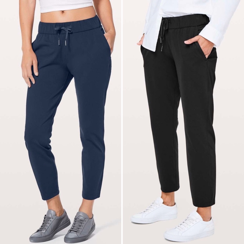 TWO pairs of Lululemon On The Fly Pants *Woven